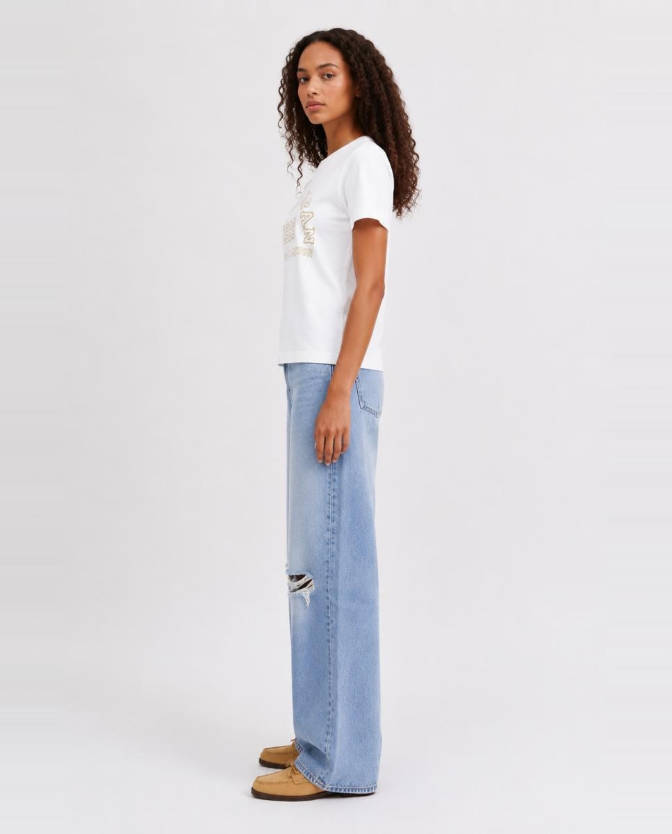 Camiseta de mujer de manga corta - Jack & Jones - Blanco Blanco-4