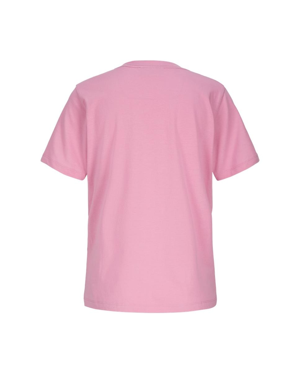 T-shirt de mulher com manga curta Rosa-6