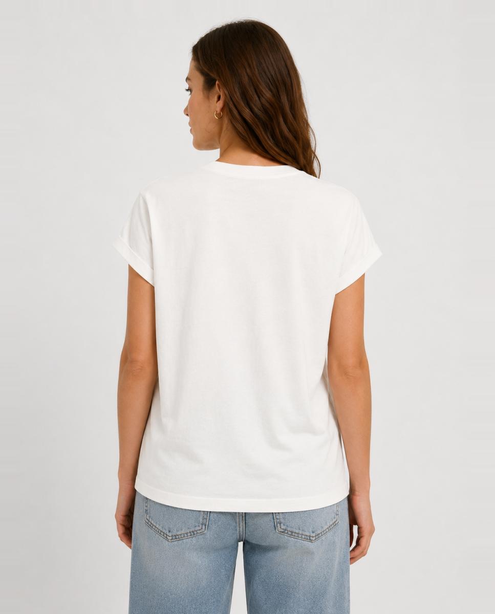 Camiseta dibujo frontal - Jack & Jones - Blanco hielo Blanco hielo-2