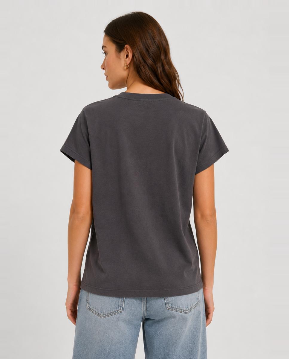Camiseta dibujo frontal - Jack & Jones - Gris oscuro Gris oscuro-2