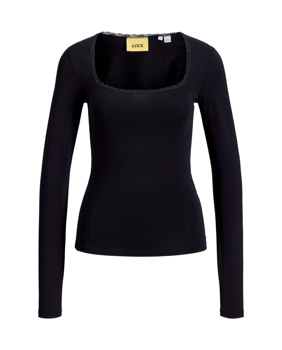 Camiseta de mujer manga larga - Jack & Jones - Negro Negro-5