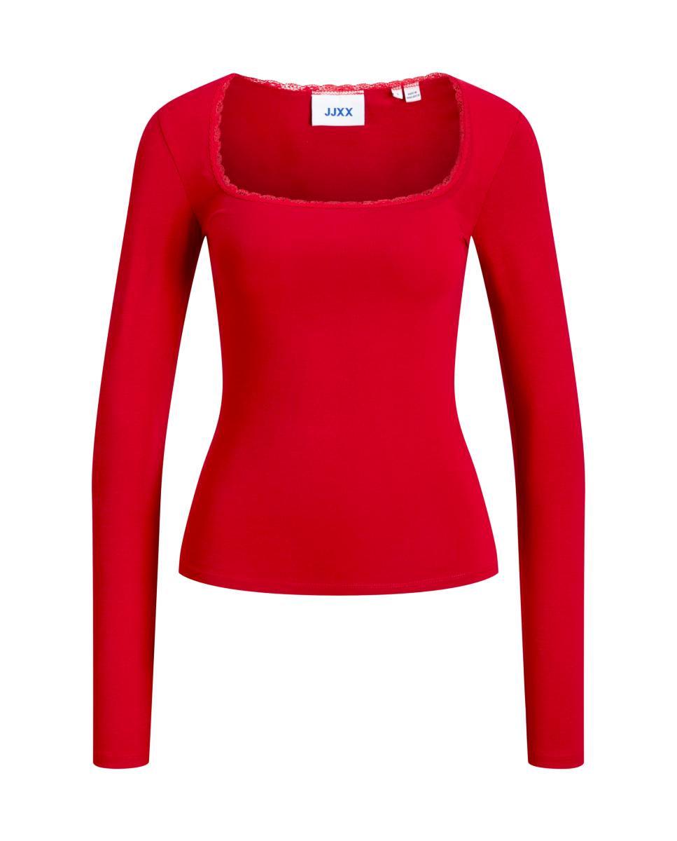 Camiseta de mujer manga larga - Jack & Jones - Burdeos Burdeos-5