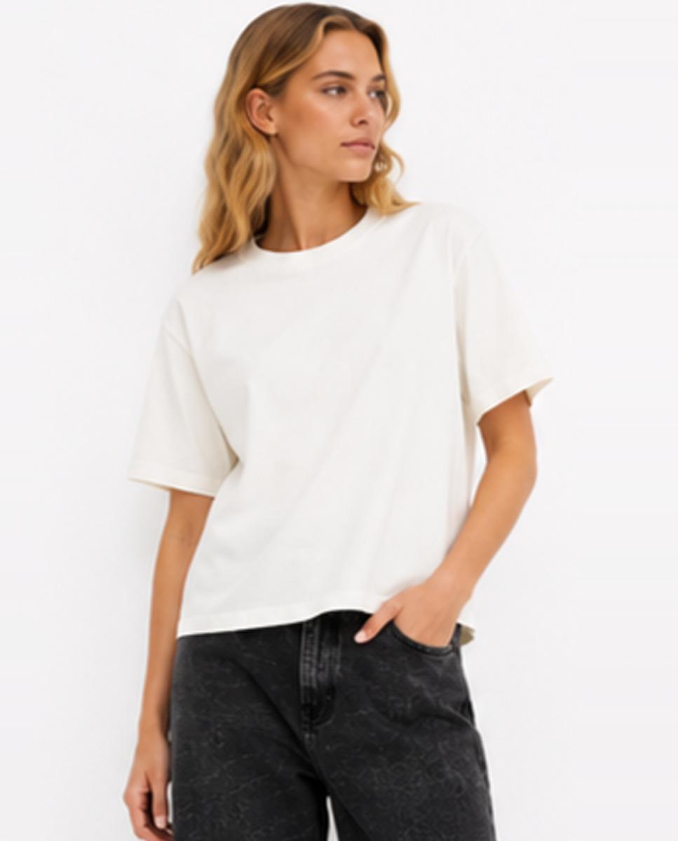 Imagen 0 de Camiseta de mujer manga corta Blanco