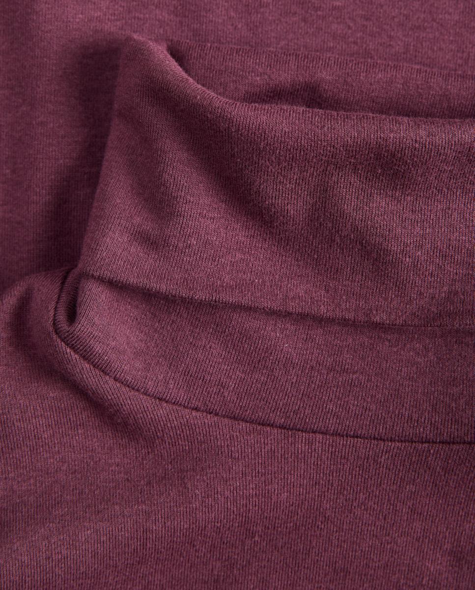 Camiseta de mujer manga larga y cuello alto - Jack & Jones - Burdeos Burdeos-8