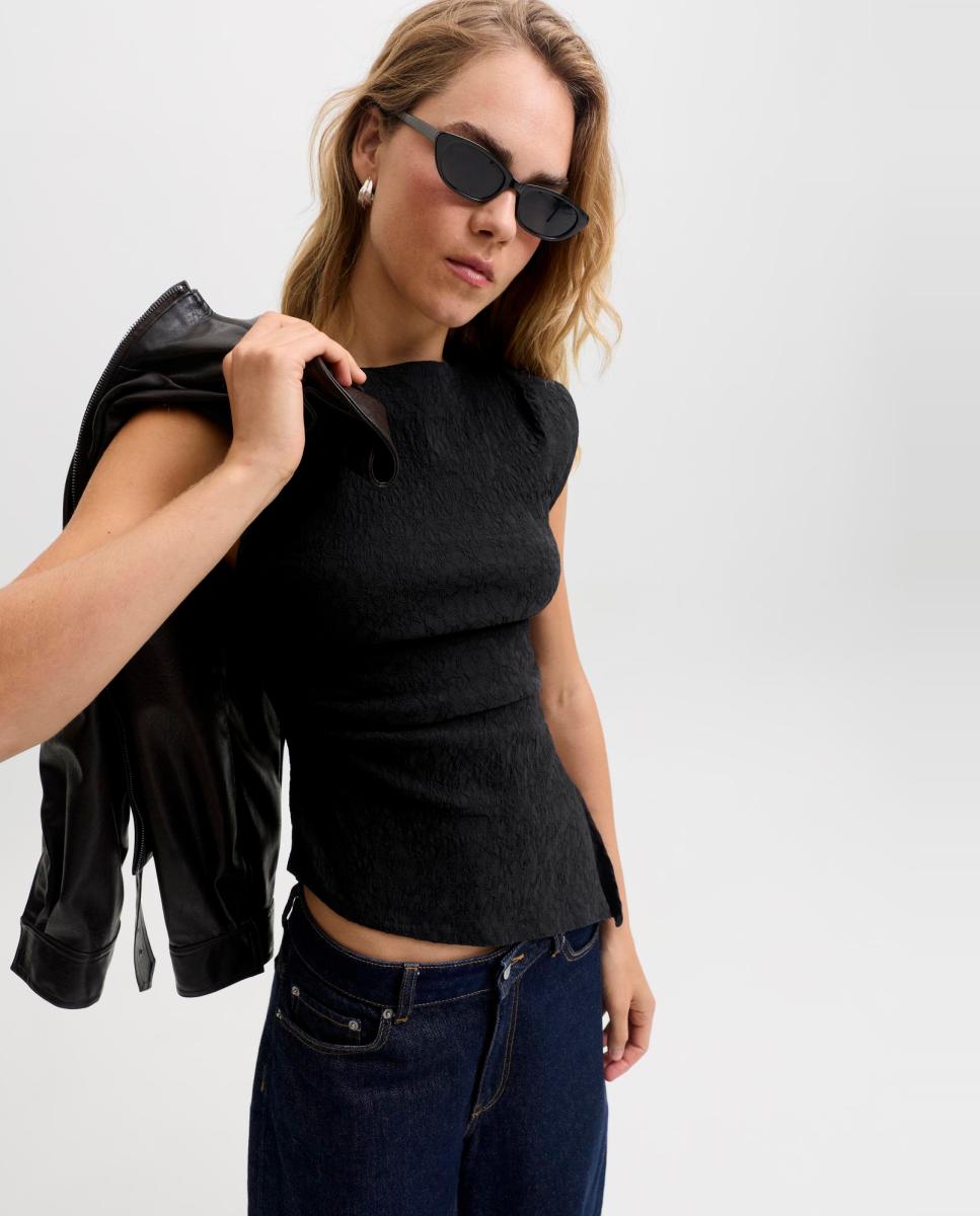 Imagen 4 de Top de mujer - Jack & Jones - Negro Negro