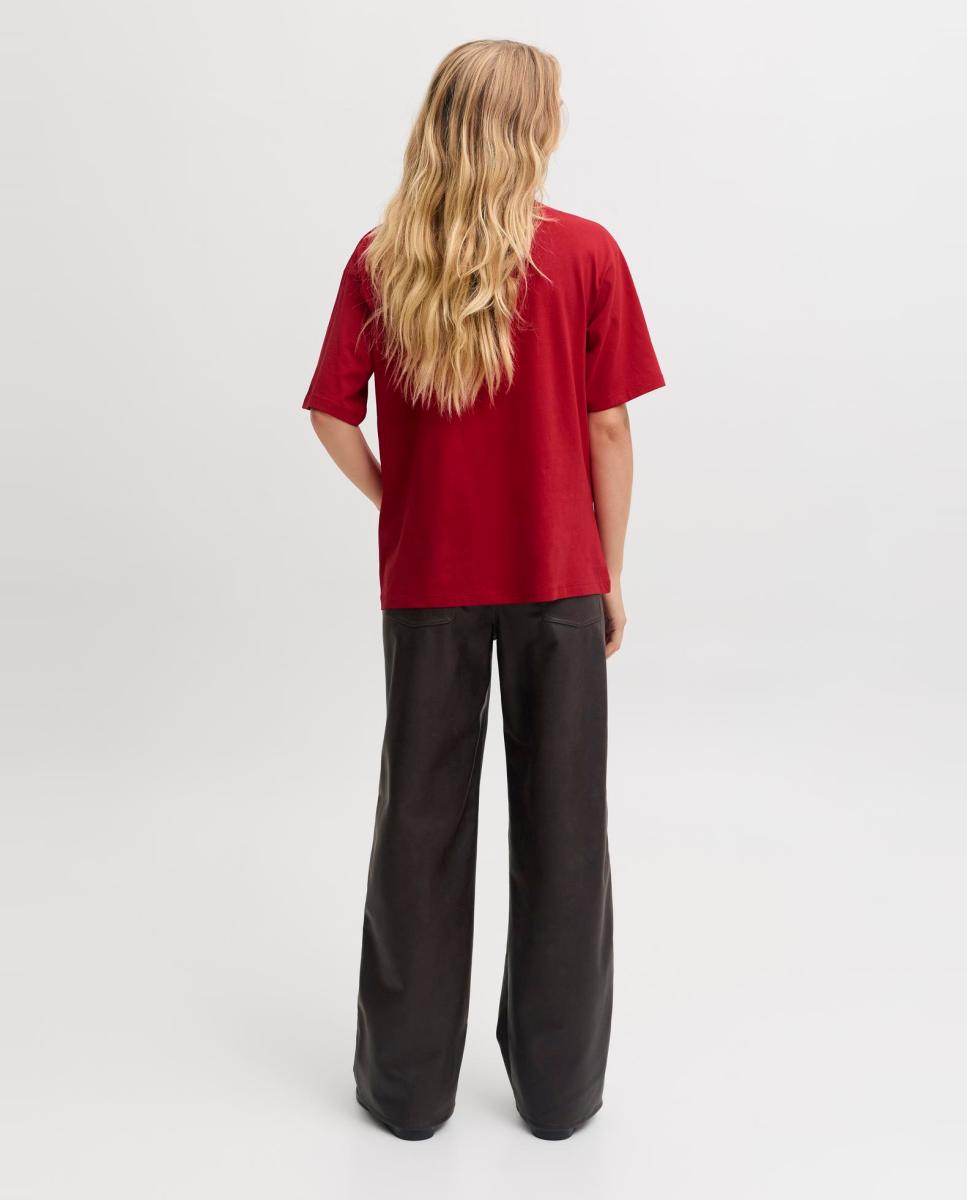 Imagen 4 de Camiseta de mujer - Jack & Jones - Rojo Rojo