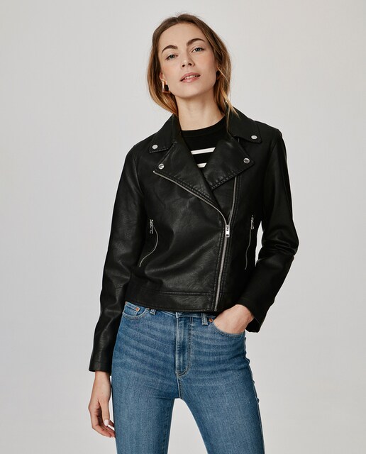 Imagen 0 de Chaqueta de mujer estilo motero