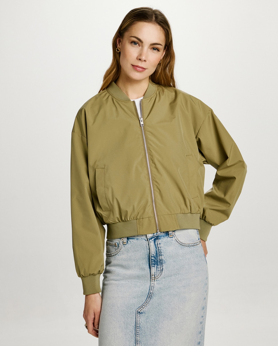 Jack & Jones - Cazadora de mujer tipo bomber.