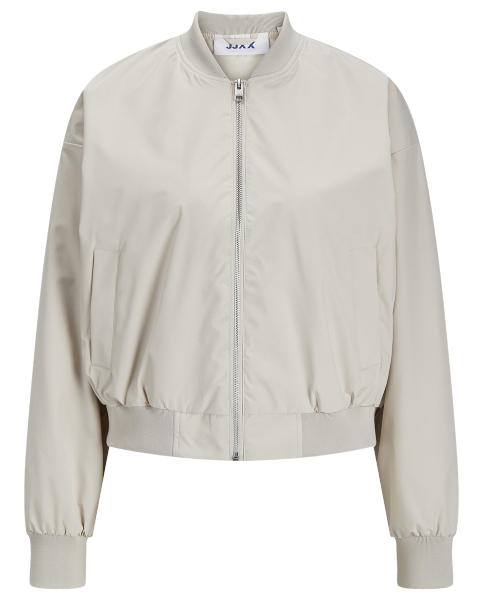 Blusão Tipo Bomber Branco-4