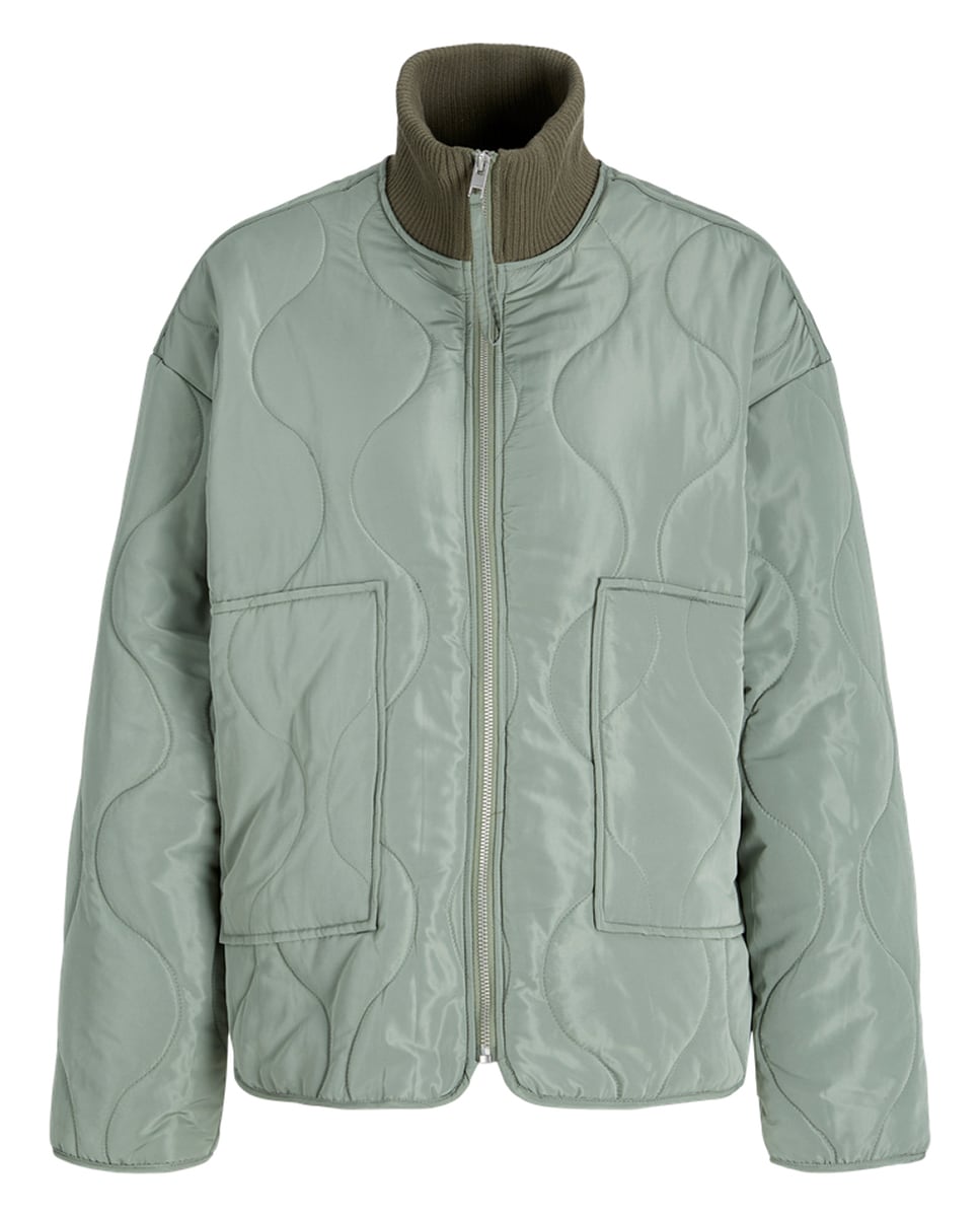 Casaco acolchoado Verde-5
