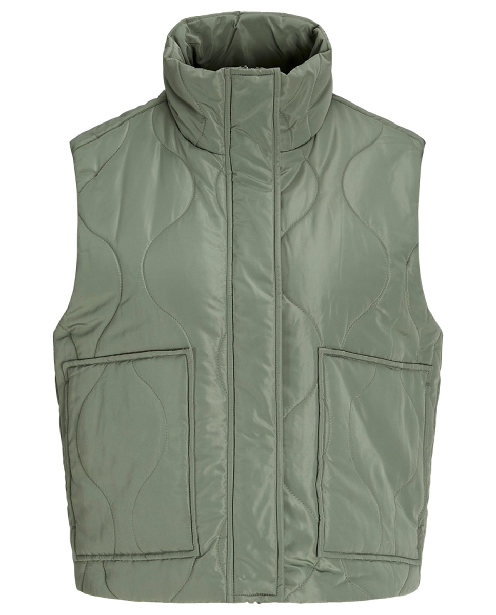 Colete acolchoado Verde-5