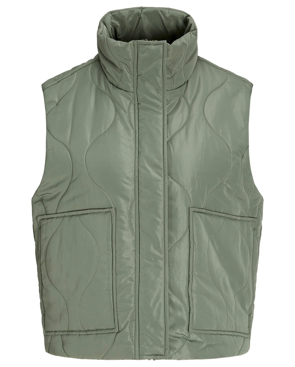 Colete acolchoado Verde-5