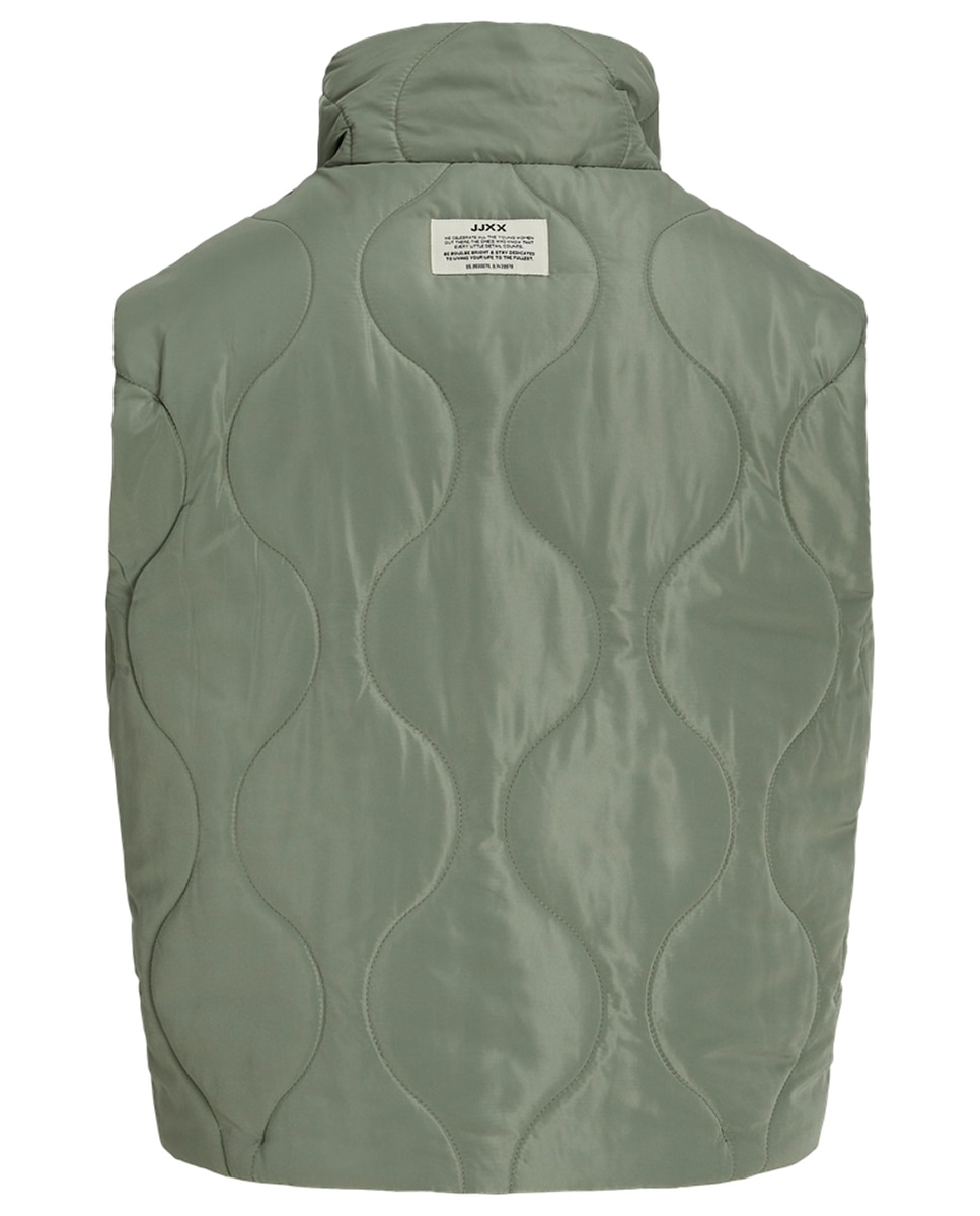 Colete acolchoado Verde-6