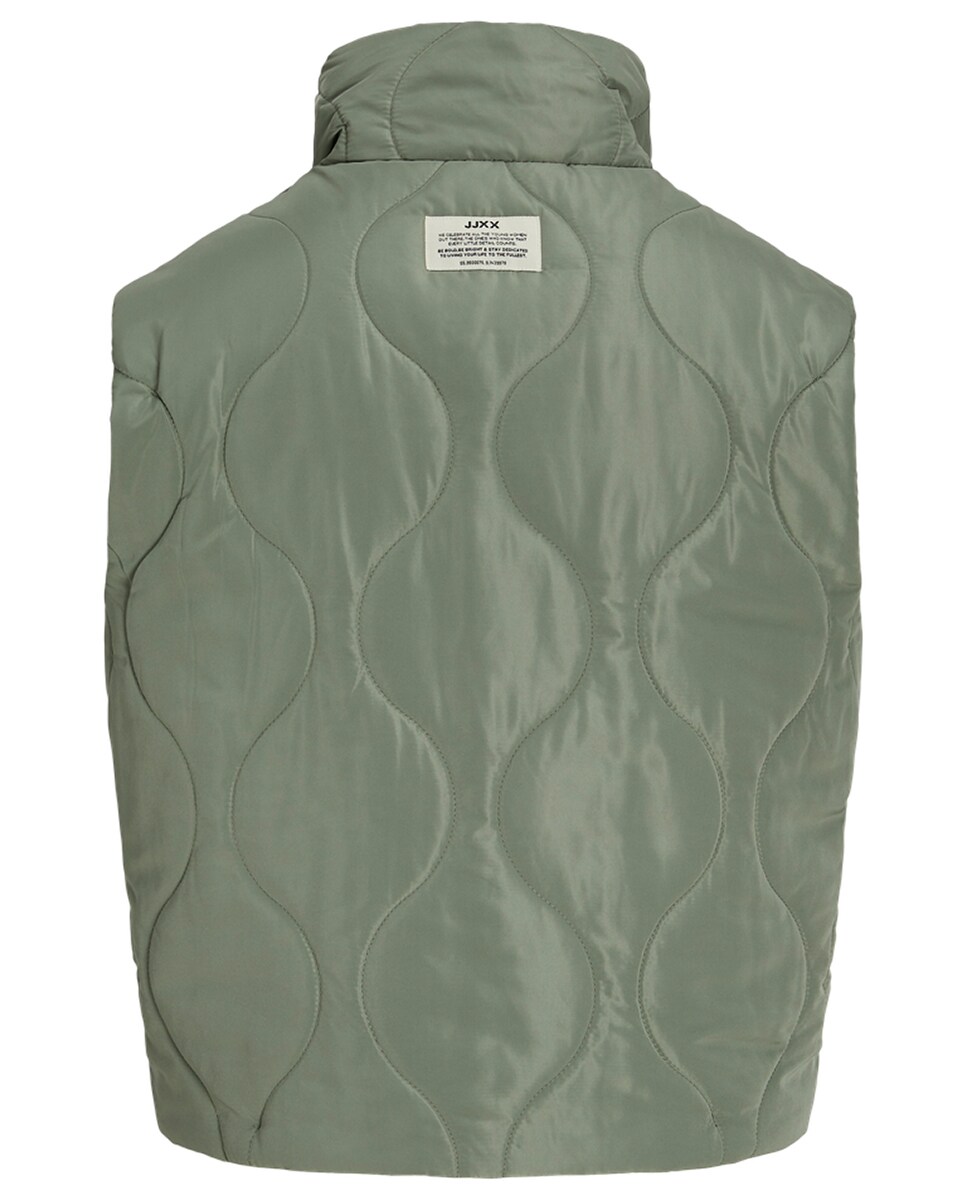 Colete acolchoado Verde-6