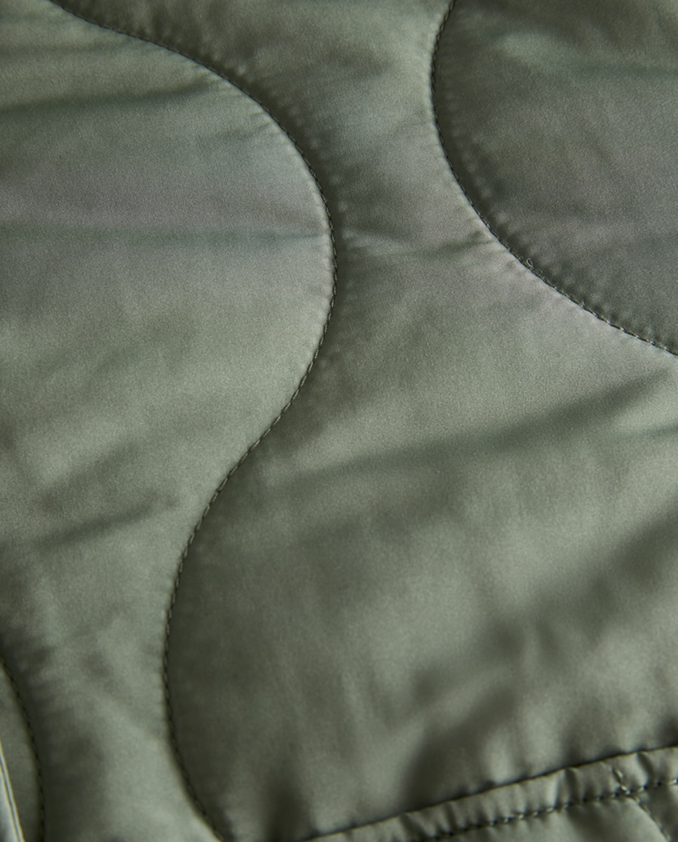 Colete acolchoado Verde-7