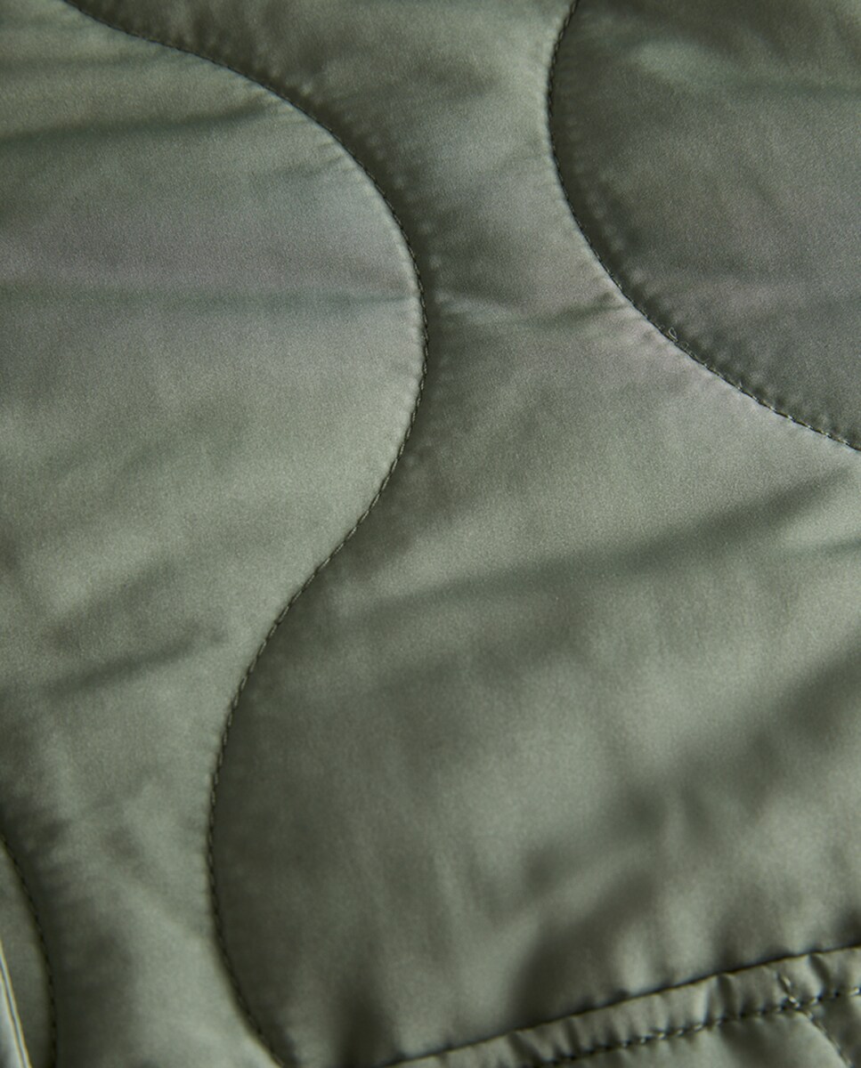 Colete acolchoado Verde-7