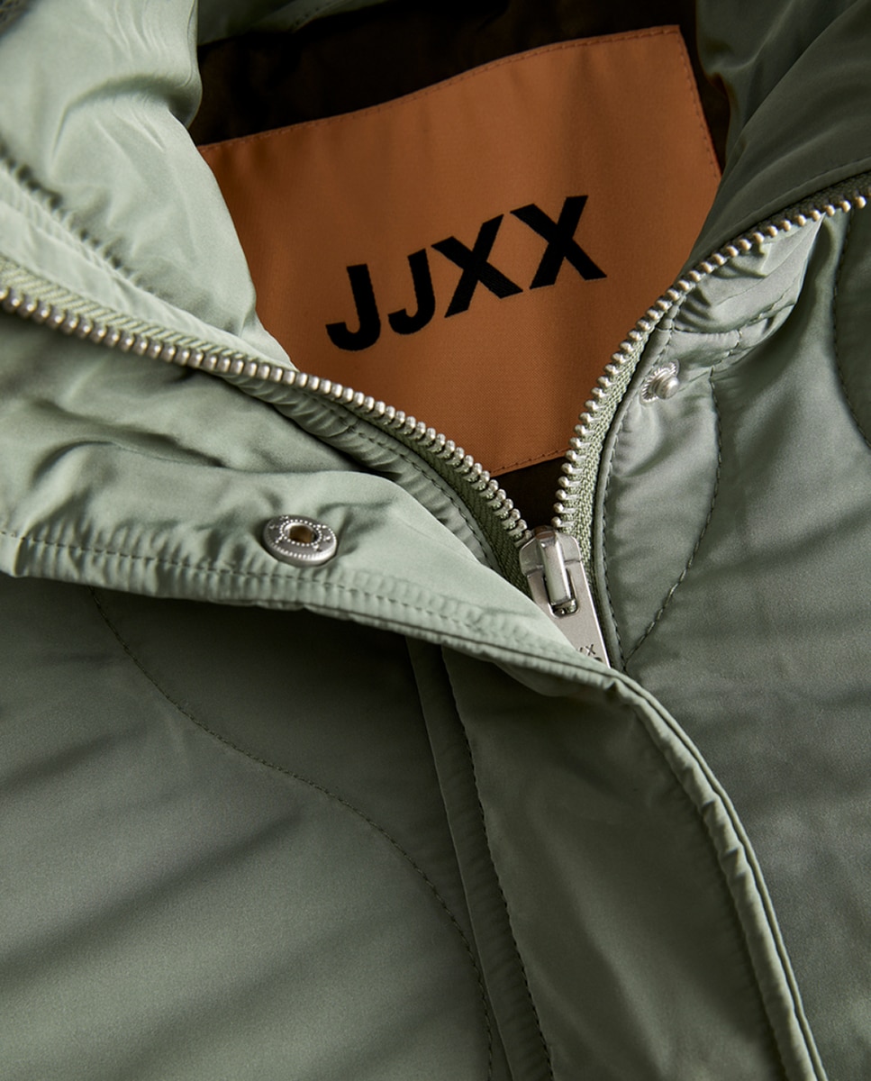 Colete acolchoado Verde-8