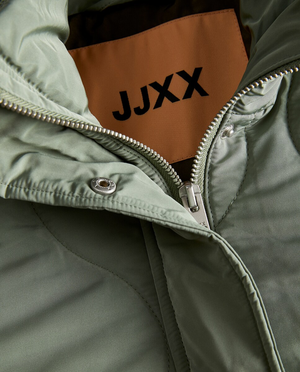 Colete acolchoado Verde-8