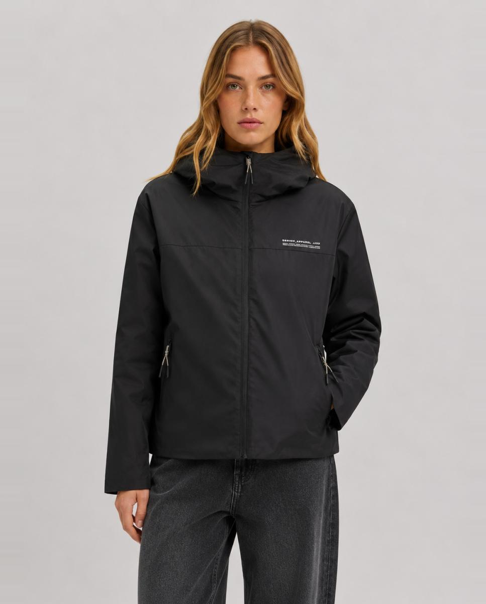 Chaqueta de mujer con capucha - Jack & Jones - Negro Negro-1