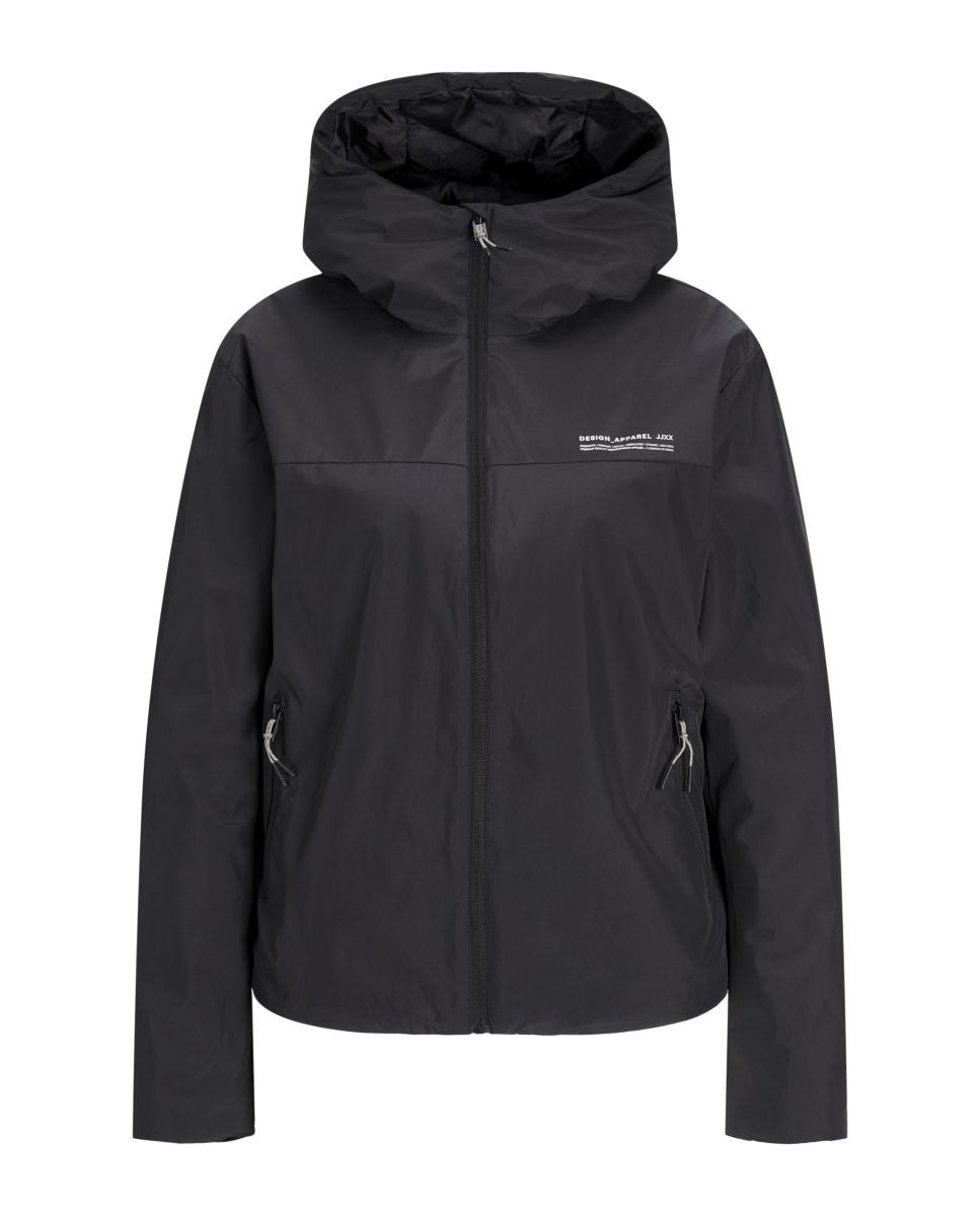 Chaqueta de mujer con capucha - Jack & Jones - Negro Negro-5