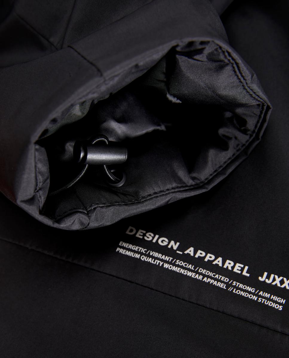 Chaqueta de mujer con capucha - Jack & Jones - Negro Negro-7