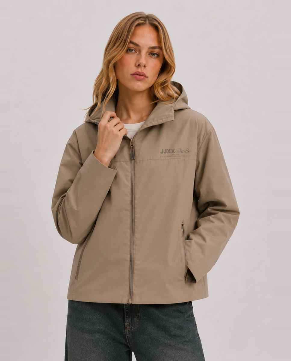 Chaqueta de mujer con capucha - Jack & Jones - Topo Topo-4