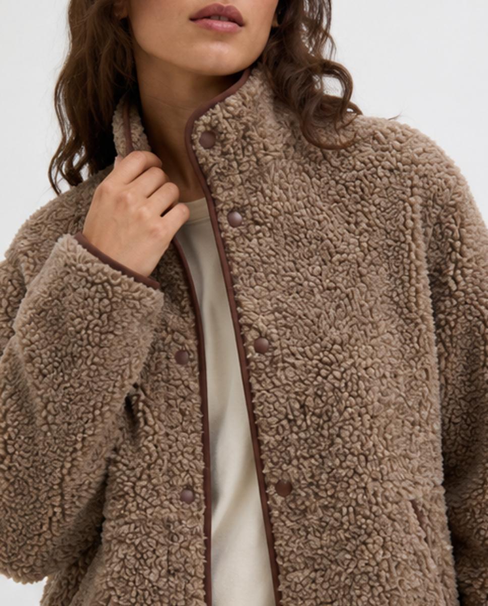Chaqueta de mujer teddy - Jack & Jones - Topo Topo-4
