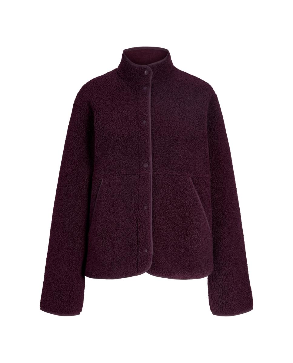 Casaco Teddy Bordeaux-5