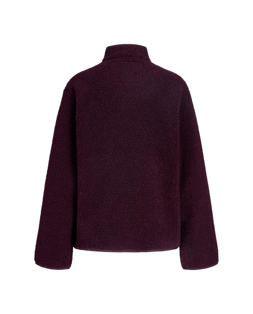 Casaco Teddy Bordeaux-6