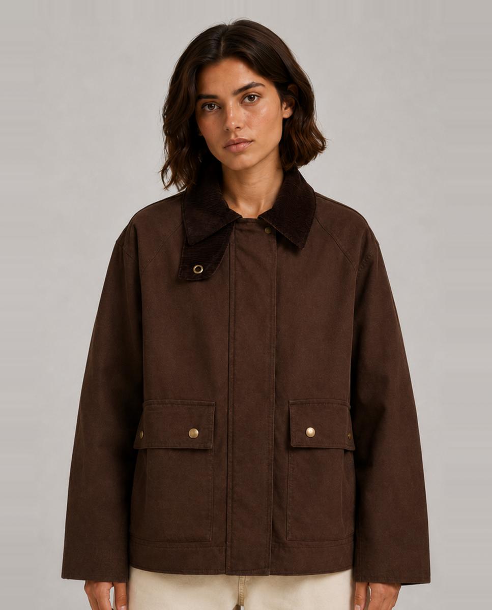 Chaqueta de mujer manga larga - Jack & Jones - Marrón Marrón-1