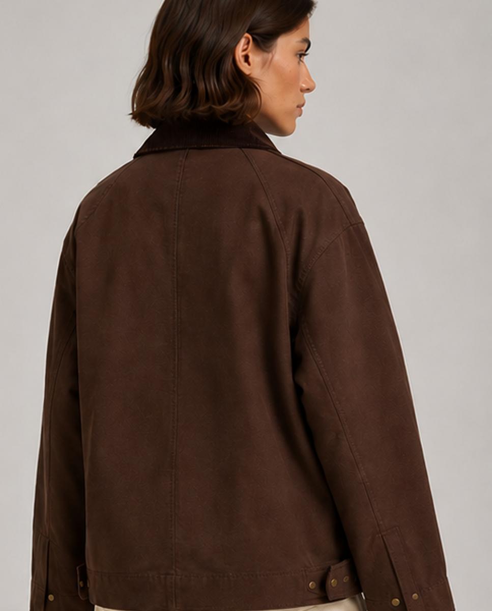 Chaqueta de mujer manga larga - Jack & Jones - Marrón Marrón-2