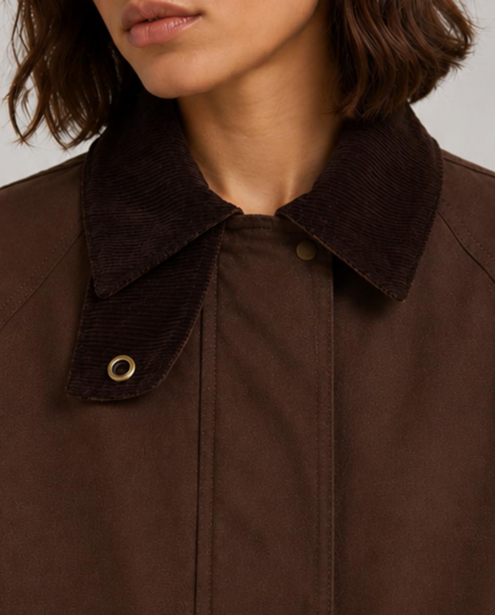 Chaqueta de mujer manga larga - Jack & Jones - Marrón Marrón-4
