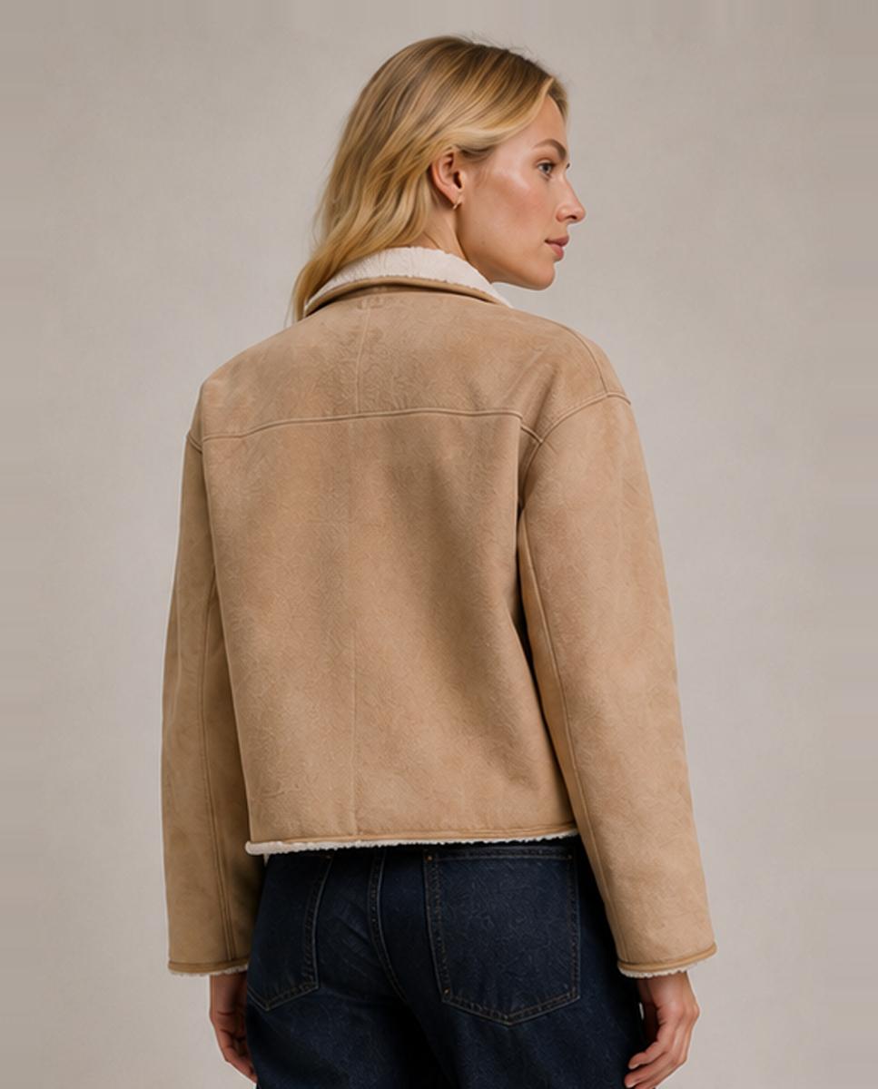 Chaqueta de mujer manga larga - Jack & Jones - Beige Beige-2
