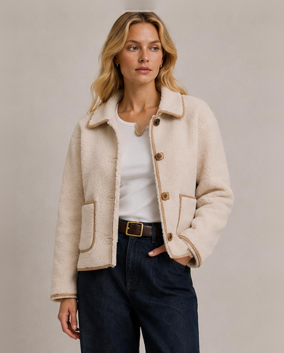 Chaqueta de mujer manga larga - Jack & Jones - Beige Beige-3