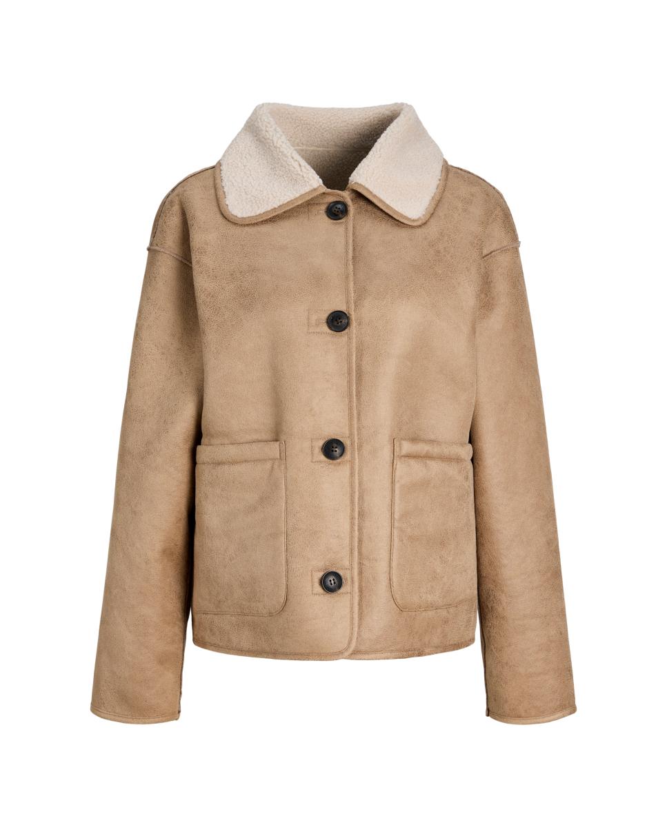 Chaqueta de mujer manga larga - Jack & Jones - Beige Beige-5