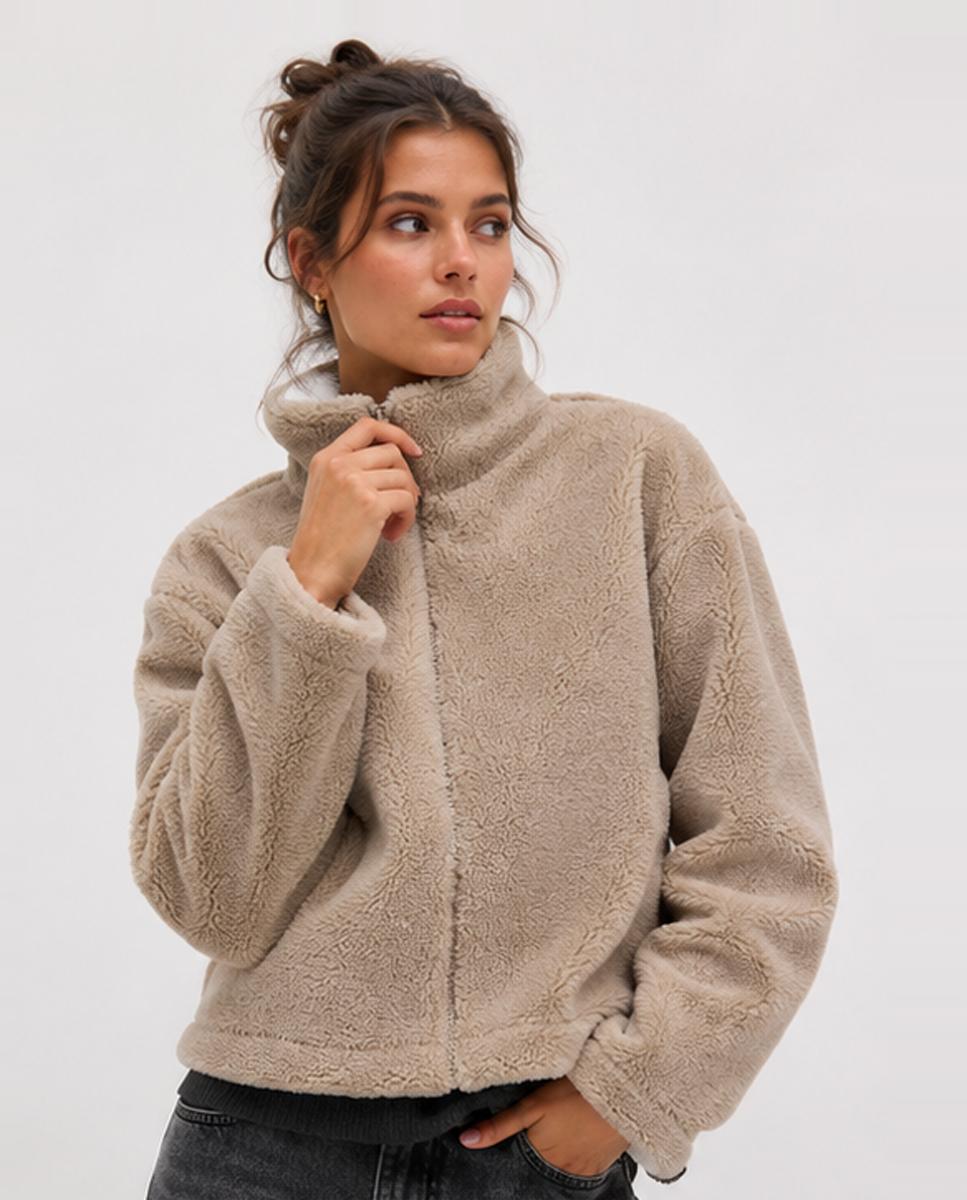 Imagen 1 de Chaqueta de mujer Beige