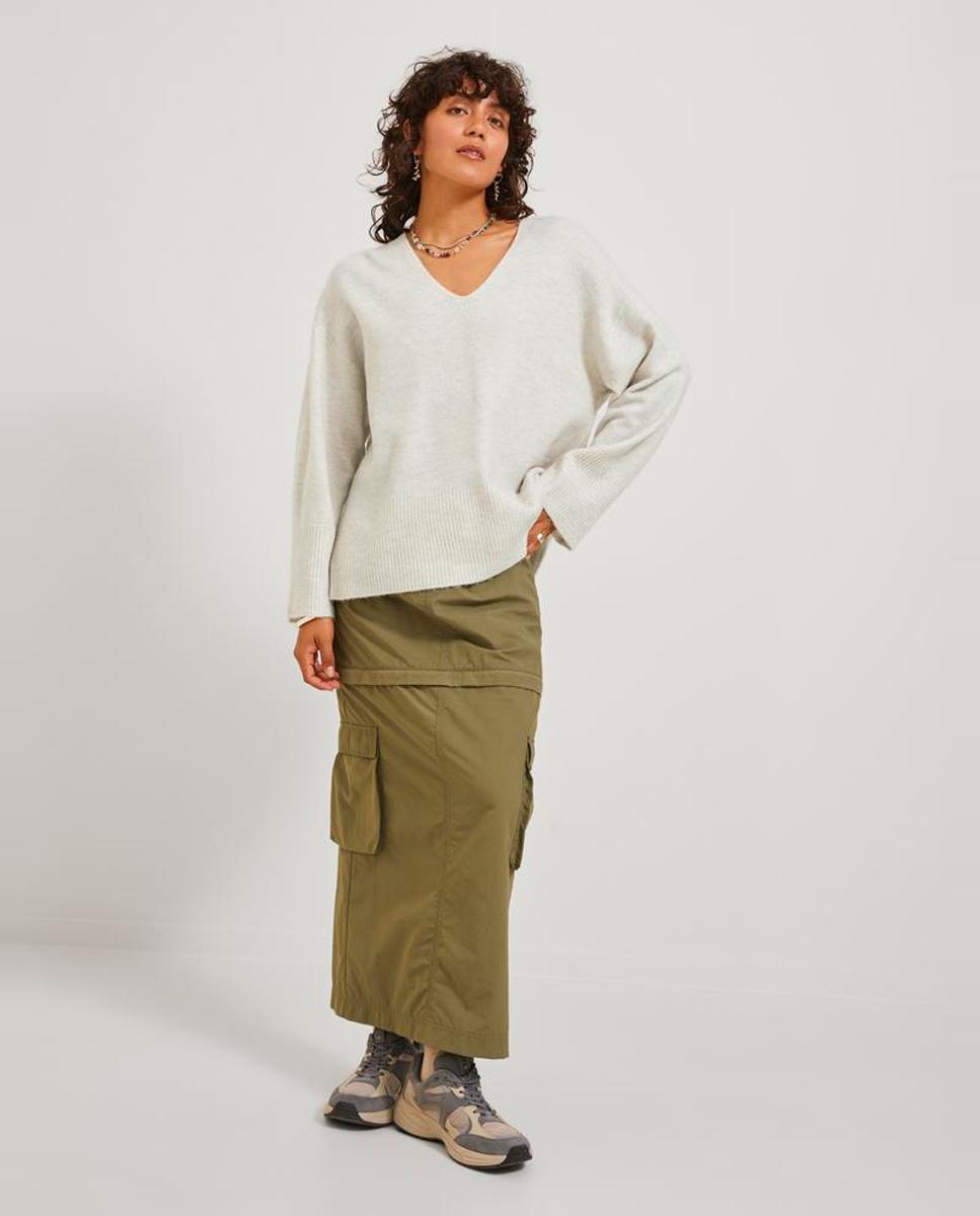 Camisola de malha Bege-2