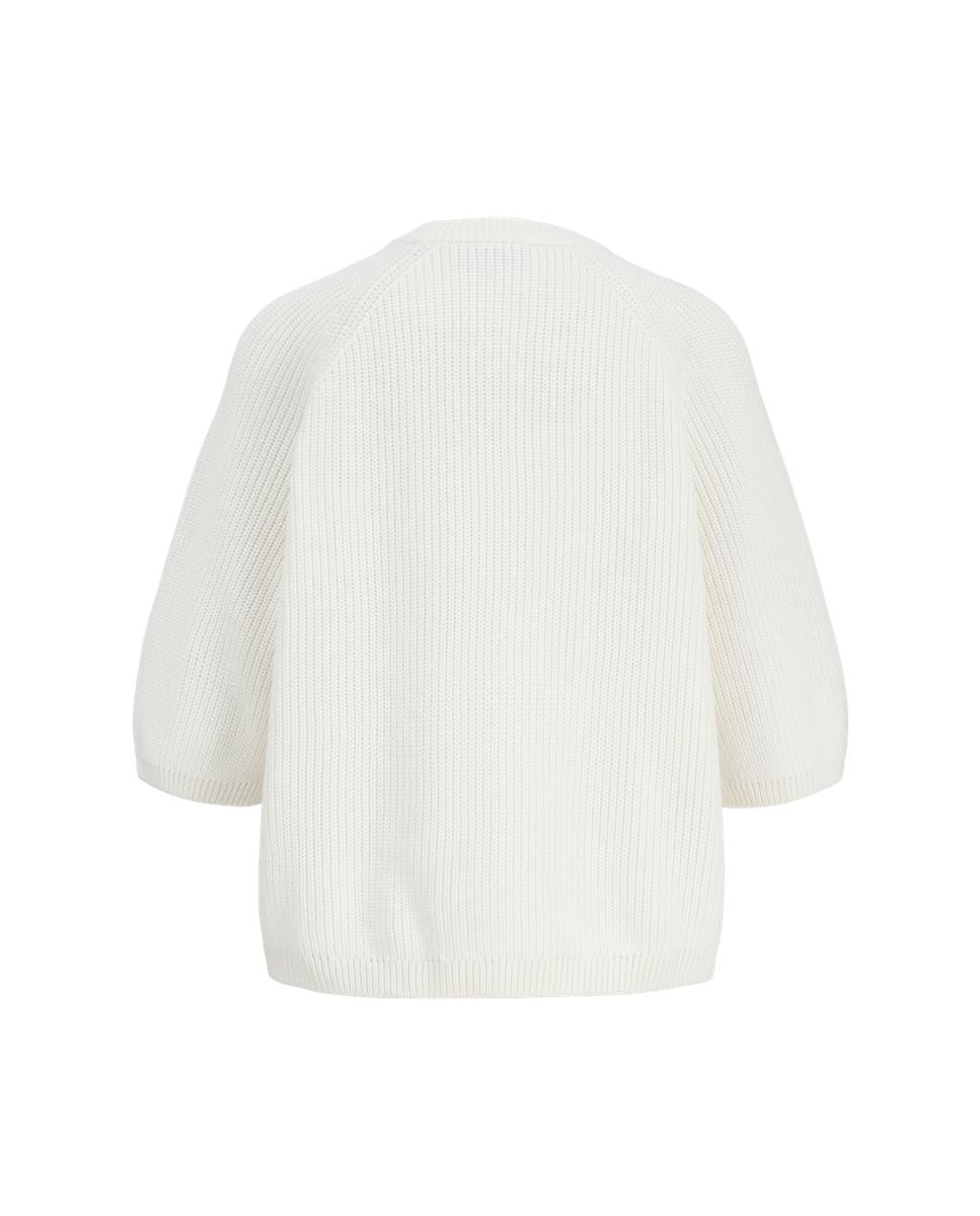 Jersey de mujer de punto con manga corta - Jack & Jones - Lila Blanco-7