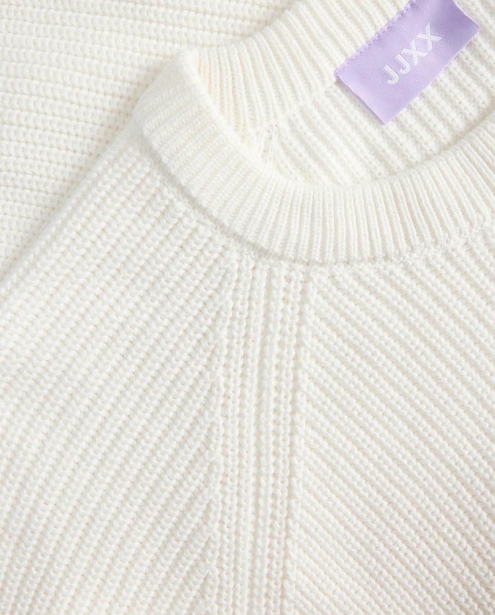 Jersey de mujer de punto con manga corta - Jack & Jones - Lila Blanco-8