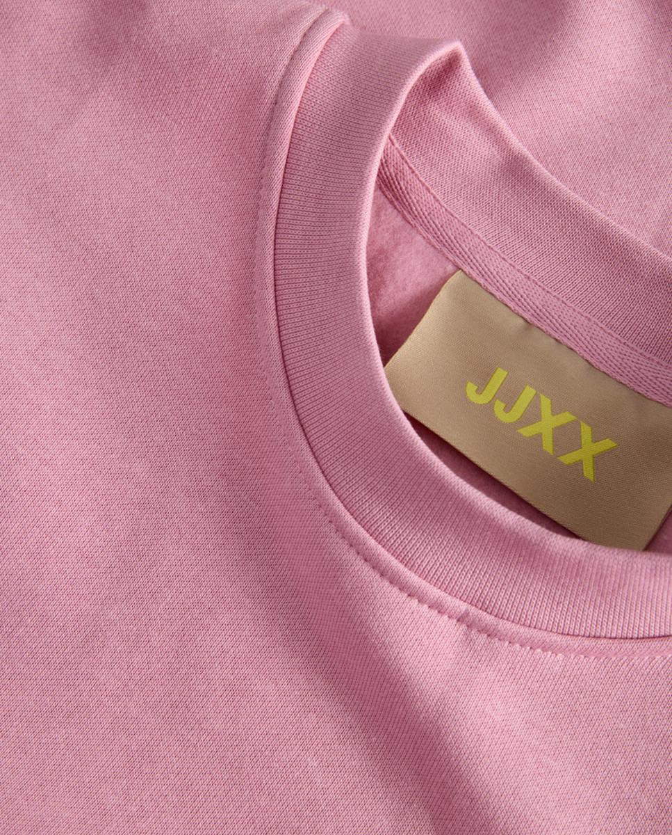 Sweatshirt de mulher com capuz Rosa-3