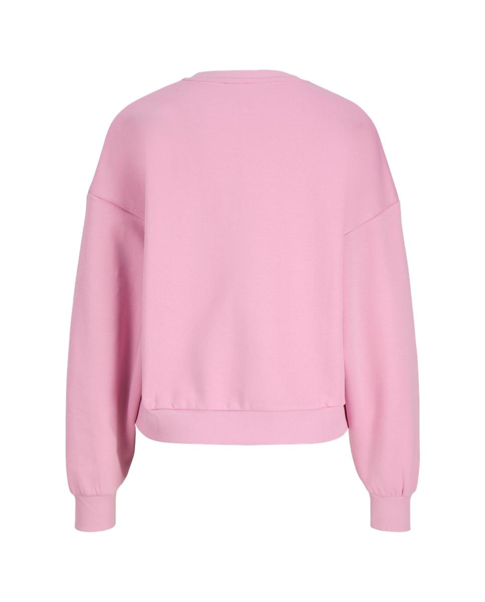Sweatshirt com decote redondo Rosa-2