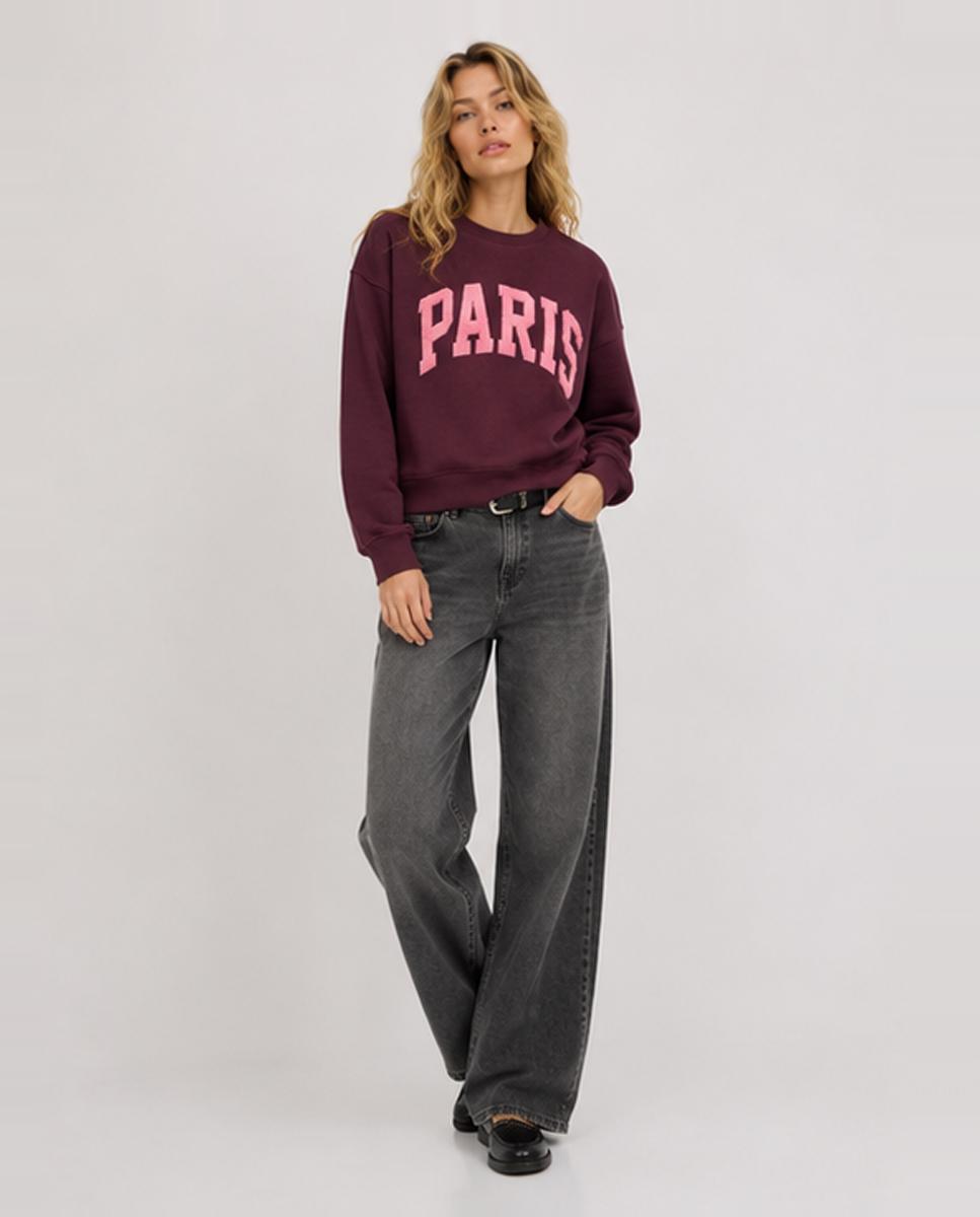 Imagen 3 de Sudadera de mujer manga larga - Jack & Jones - Burdeos Burdeos