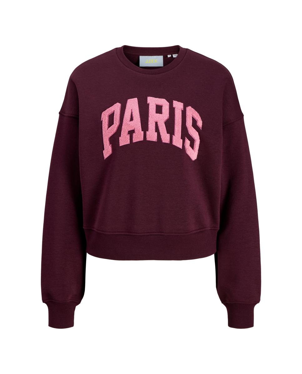Imagen 5 de Sudadera de mujer manga larga - Jack & Jones - Burdeos Burdeos