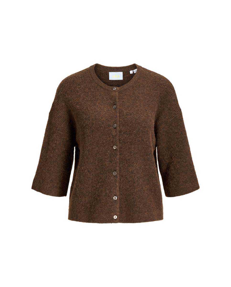 Cárdigan de mujer manga corta - Jack & Jones - Caramelo Caramelo-5