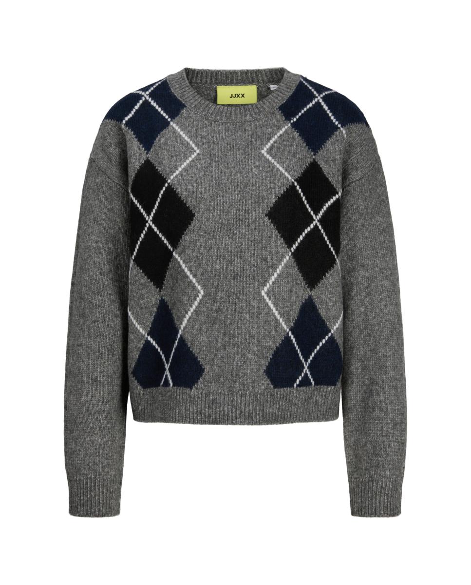 Jersey de mujer manga larga - Jack & Jones - Gris oscuro Gris oscuro-7