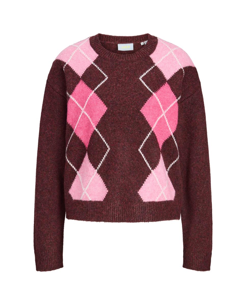 Jersey de mujer manga larga - Jack & Jones - Rojo Granate Rojo Granate-7