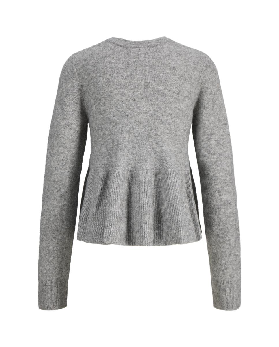 Cárdigan de mujer manga larga - Jack & Jones - Gris claro Gris claro-6
