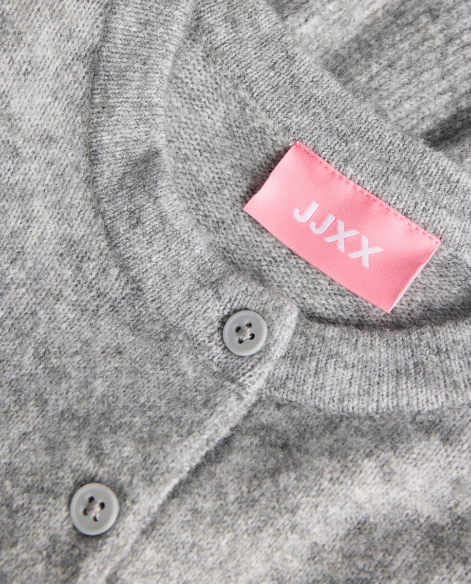 Cárdigan de mujer manga larga - Jack & Jones - Gris claro Gris claro-7
