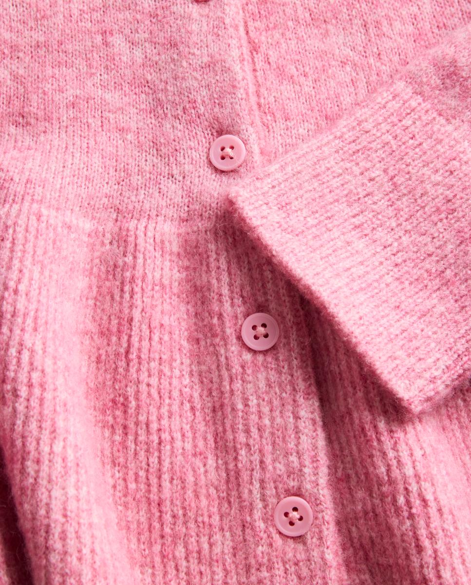 Cárdigan de mujer manga larga - Jack & Jones - Rosa Rosa-7