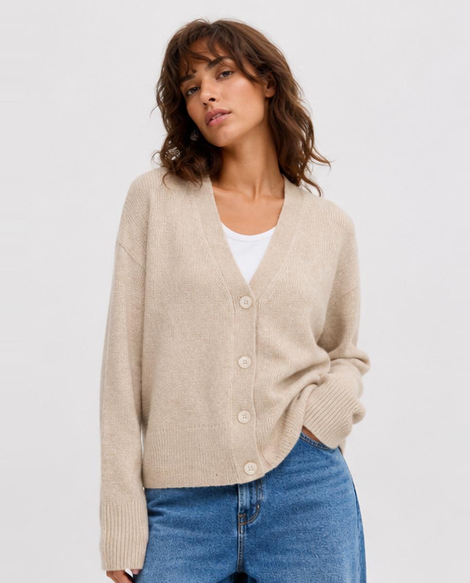 Imagen 1 de Cárdigan de mujer - Jack & Jones - Beige Beige
